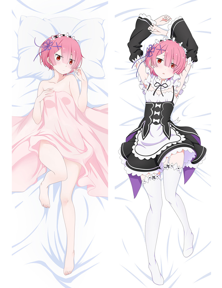 Ram - Re Zero Anime Body Pillow Case japanese love pillows for sale